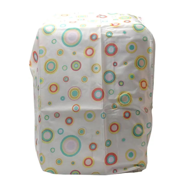 floral-printed-zipper-washing-machine-cover-protective-case-decoration-home-easy-to-clean-front-loading-dust-proof-accessory