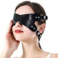 【CW】 New Leather Eyewear Blindfold Adult Costume Props