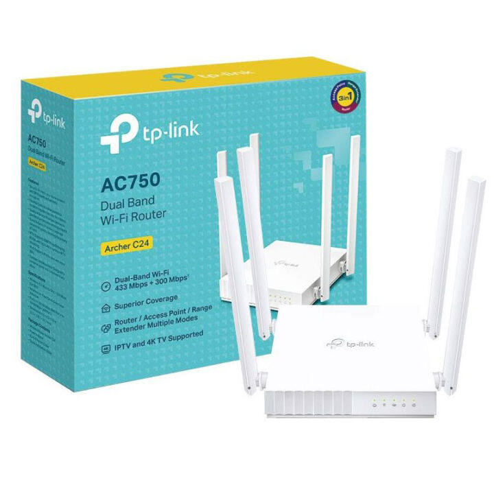 เร้าเตอร์-tp-link-archer-c24-ac750-dual-band-wi-fi-router-2-4-ghz-5-ghz-รับประกัน-1-ปี