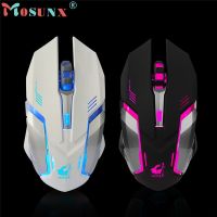 Mouse Raton Rechargeable X7 Wireless Silent LED Backlit USB Optical Ergonomic Gaming Mouse For PC Laptop Computer Mouse 18Aug2 Basic Mice