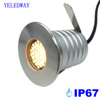 IP67 Anti-Glare Led Underground Light 3W 1W Waterproof Ground Garden Path Floor Lamp Outdoor Recessed Inground Yard Lighting 12V