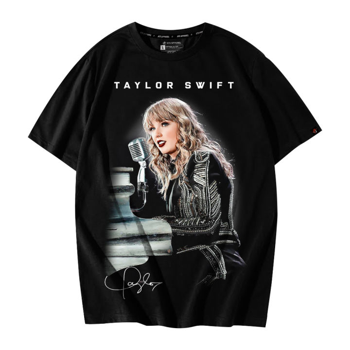 ATS Apparel | Taylor Swift in OVERSIZED cotton shirt front print for ...