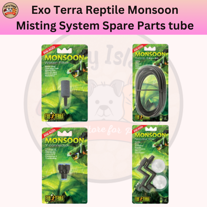 Exo Terra Reptile Monsoon Misting System Spare Parts tube nozzle