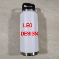 Leo Design 36Oz Big Mouth Bottle Double Wall Stainless Steel Mug Cup Water Bottle Car Cup