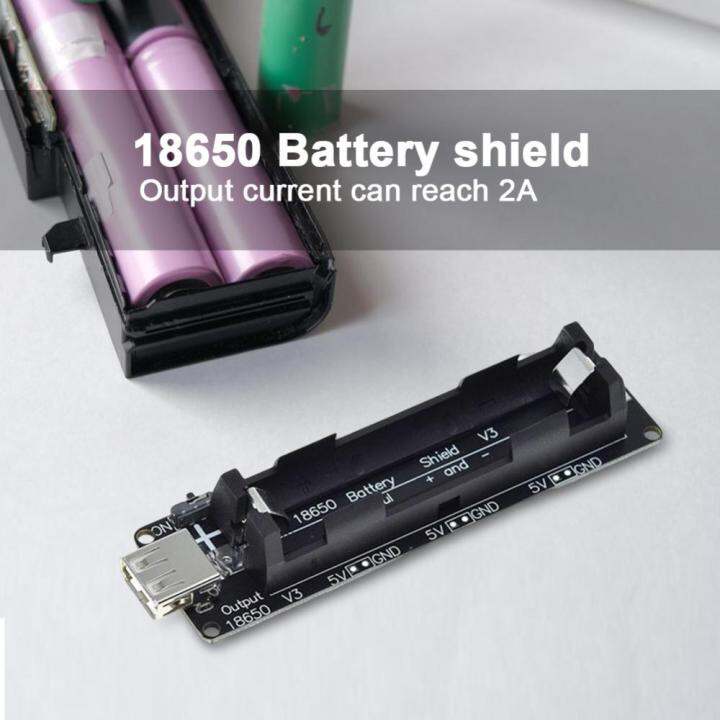 แบตเตอรี่ลิเธียม18650โมดูล5v-2a-3v-1a-ป้องกันการชาร์จเกินสามารถใช้ได้กับไมโคร-usb-v3บอร์ดพัฒนา