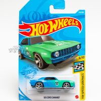 ❗ No. 170 39; 69 COPO CAMARO Green Blue Mattel Hot Wheels Alloy Small Sports Car