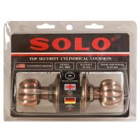 จัดส่งด่วน! ลูกบิดทั่วไป SOLO 8800AC หัวฟักทอง สีทองแดงรมดำ SOLO 8800AC ANTIQUE COPPER ENTRANCE KNOB มืออาชีพเรื่องประตู ประตูราคาถูก พร้อมเก็บเงินปลายทาง