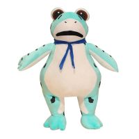 Cute Frog Plush Toy Green Frog Plush Doll With Big Eyes Cute Frog Plushie Toy Gift Soft And Fluffy Frog Plush Hugging Pillow For