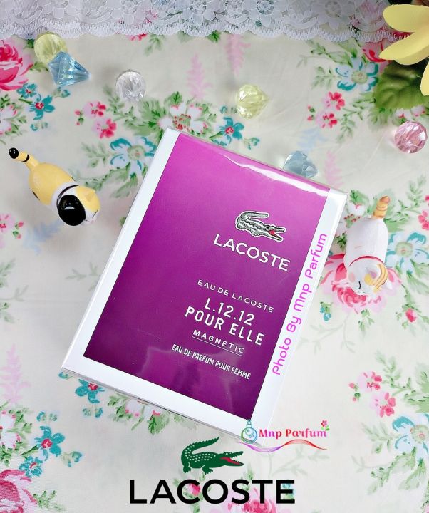 lacoste-eau-de-lacoste-l-12-12-pour-elle-magnetic-eau-de-parfum-80-ml-กล่องซีล