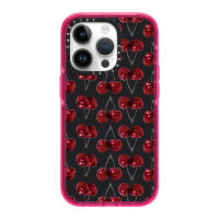 《KIKI》Original glitter CASE.TIFY Cute Phone Case for iphone 14 14plus 14pro 14promax 11 12 13promax High-end shockproof hard case Beautiful Cartoon TWICE cherry pattern 2023 Official New Design Luxury elegant Style Pink