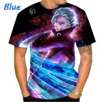 2023 Customized Fashion Summer Cool Anime Seven Deadly Sins 3D T-shirt Print Short-sleeved Fun Design Casual  Round Neck Top T-shirt Short Sleeves，Contact the seller for personalized customization