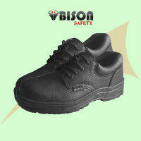 ⚠️⚠️⚠️รองเท้าเซฟตี้หนังแท้ BISON รุ่น B04E รองเท้าหัวเหล็ก รองเท้านิรภัย safety shoe รองเท้าsafety รองเท้ากันตะปู