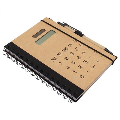 1pcs Ledger Calculator Notebook Calculator Combo with Pen Solar Student Finance Applicable Large Screen Business Gift Calculator Calculators