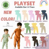 【Ready Stock】 ㍿☬ C22 Little Tiedye Colorful Playset (Childrens Pajamas) 1-6 Years 3.0 CBKS