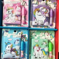 ✜✸✶ 1X Kawaii Unicorn Set 1 Notebook 1 Ballpoint Pen School Office Supply Student Stationery Paper Writing G9-28