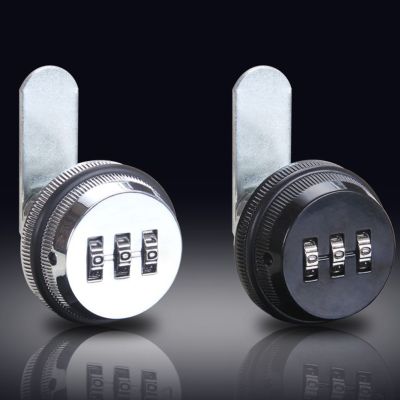 【YF】 3 Digit Security Password Keyless Drawer Cam Lock Combination Coded Door Cabinet Home Hardware Zinc Alloy Mail Box