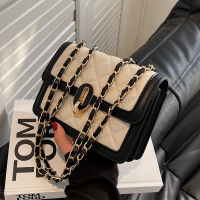 High-Grade Small Bag Womens Bag 2023 New Spring And Summer All-Match Rhombus Chain Bag Womens Shoulder Crossbody Small Square Bag