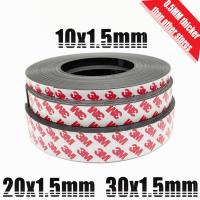 1Meter Strong Flexible Magnet Strip Self Adhesive Magnetic Tape Rubber Magnet Tape Lenght 39.37inch