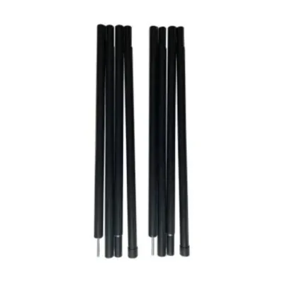 Set of tent poles, height 210 cm, - black