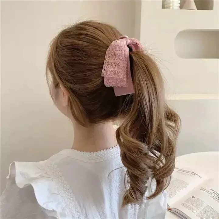 Korea Style Sweet Bow Hairpin Imitation Pearl Banana Hair Clip Women  Fashion luxury Hair Accessories | Lazada PH