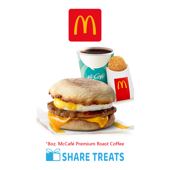 Mcdonald S Sausage Mcmuffin With Egg And Hashbrown Meal Sms Evoucher Lazada Ph