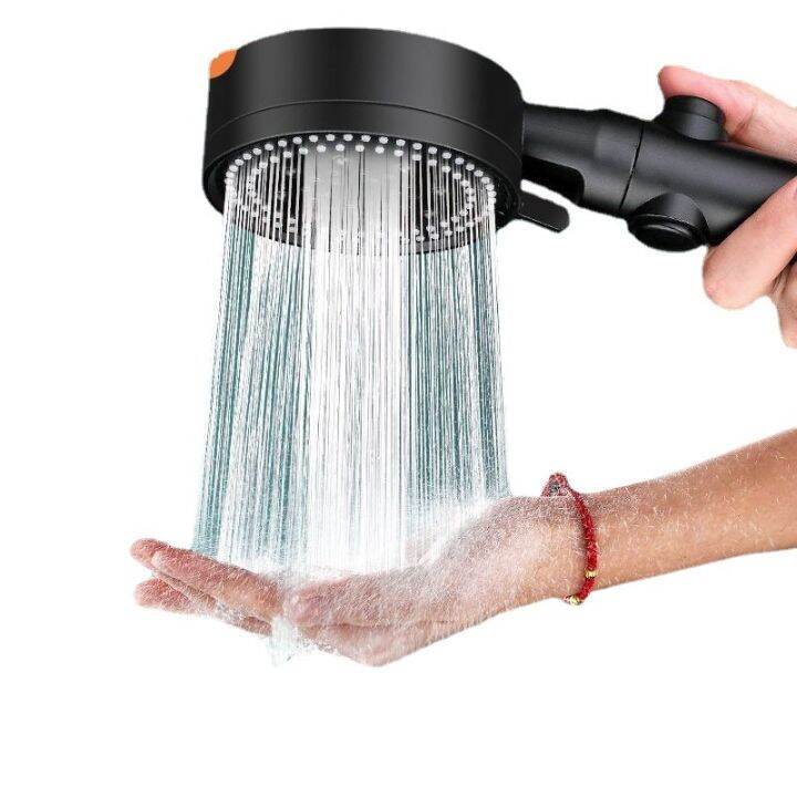 High Pressure Black Shower Head Filtered with Handheld Shower Heads
