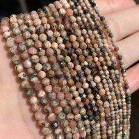 【CW】✓♙✴  Rhodonite Stone 2/3/4mm Faceted Loose Beads for Jewelry Making 15