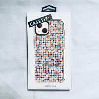 CASETiFY X Small Wave Point White Edge Case IPhone 13 12 11 Pro Max Mini XS MAX XR X SE 6 6S 7 8 Plus Soft Case gwz