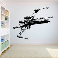 【CW】 airplane Wall decal Vinyl for Boys Room Teenage Bedroom Decoration Removable Mural X085