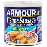 ✨(แพ็ค2)✨Armour Original Vienna Sausage 130g/อาร์เมอร์ ออริจินัล เวียนนา ไส้กรอก 130g