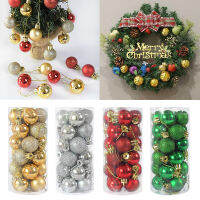 3cm 24pcs Christmas Balls Ornament Decorations for home Christmas Tree Hanging Bauble Ball New Year Navidad Party Decor Supplies