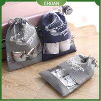 CHUAN 1/5pcs บ้าน แบบพกพา ผู้จัดงาน พกกระสอบ กระเป๋าเก็บของ คอนเทนเนอร์กันรอย กระเป๋ารองเท้า สายรัด