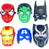 New 3 The Figure Superhero Masks Spiderman Iron Man Hulk Cartoon