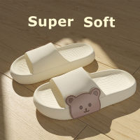 Bear Slippers Woman Shoes Summer Flip-Flop Sandals Thick Platform Casual House of Sunny Kawaii Home Soft Free Shipping Plus Size