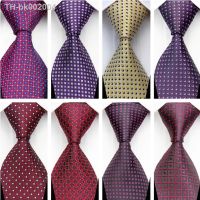 ❆ Fashion Ties for Men Accessories 3 /7.5cm Business Wedding Party Silk Tie Jacquard Woven Black Green White Gray Mens Necktie