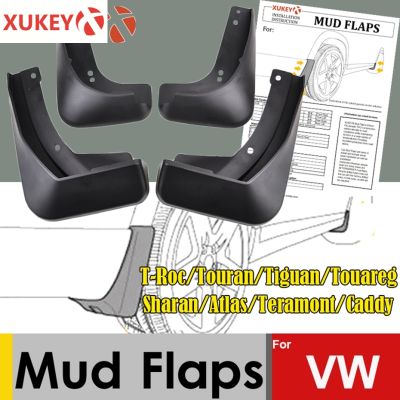 Mud Flaps For Vw Troc T-Cross Jetta A7 T6 Tiguan Sharan Atlas Teramont Caddy Touareg MK1 MK2 Mudflaps Splash Guards Mudguards