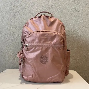 Rose gold discount backpack for school