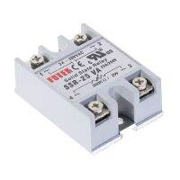 รีเลย์สถานะของแข็ง Ssr Ssr-25va 25a Relais Regulator 24-380vac เอาท์พุต25va เฟสเดียวโซลิดสเตทรีเลย์