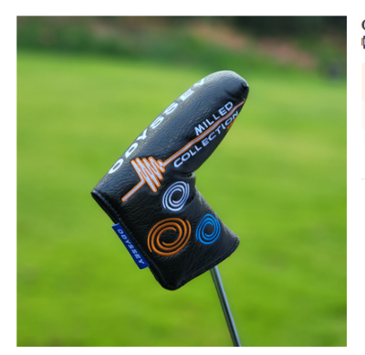 Migrant Odyssey Branded New Golf Club Blade Putter Mallet Putter Head Cover Circle High Quality For Golf Club Head Protect Cover Outdoors Golf Play