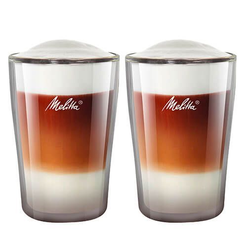 Melitta double wall Latte Macchiato glasses (300ml.)