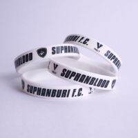 VOLT [สินค้าพร้อมส่ง] WRISTBAND 001 SUPHANBURI FC WHITE ริสแบนด์ สุพรรณบุรี เอฟซี สีขาว WB-0008