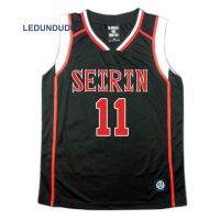 อะนิเมะ Basuke คอสเพลย์ SEIRIN โรงเรียนบาสเกตบอลเครื่องแบบผู้ชาย Jersey กีฬาเสื้อยืดกางเกงขาสั้นชุดสีดำเบอร์4 7 10 11