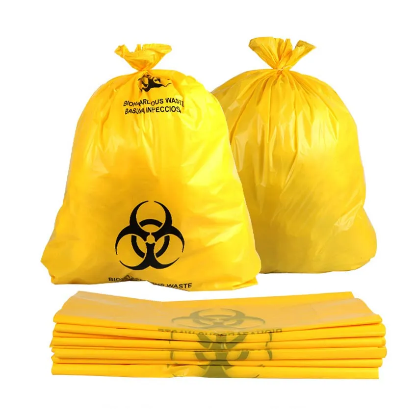 Biohazard Waste Disposal Bag 20'' x 24'' x 0.035mm 100pcs/pack