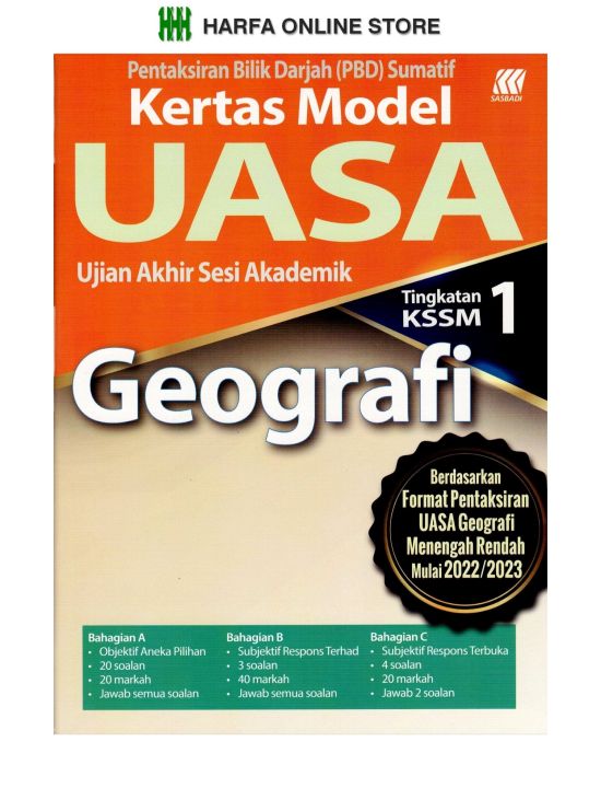 Buku Latihan Pentaksiran Bilik darjah ( PBD ) Sumatif Kertas Model UASA