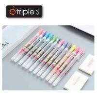 Triple3 ปากกาเจลชุด12สี (GEL PEN SET 12) 1 ชุด