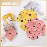 mikibobo ชุดจัมพ์สูทสําหรับเด็กทารกแรกเกิดผ้าฝ้ายแขนสั้น One - Piece:B-13,59cm HF1024