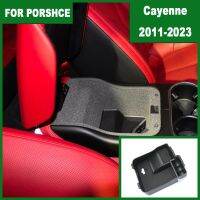 กล่องที่เก็บสัมภาระตรงกลางรถ Porsche Cayenne 2011-2023กล่องควบคุมส่วนกลางอุปกรณ์ตกแต่งภายในรถยนต์