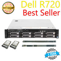 ขาย Server Dell R720 CPU E5-2620*2 HDD SAS 3TBx2 RAM 64GB RAID H710 PSU Dual Power*2 รับประกัน 1 ปีเต็ม !!!