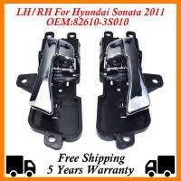 LH/RH สำหรับ Hyundai Sonata 2011 2012 2013 2014ตกแต่งภายในรถยนต์โครเมี่ยมมื่อจับประตูด้านในอุปกรณ์ตกแต่งรถยนต์82610-3S010