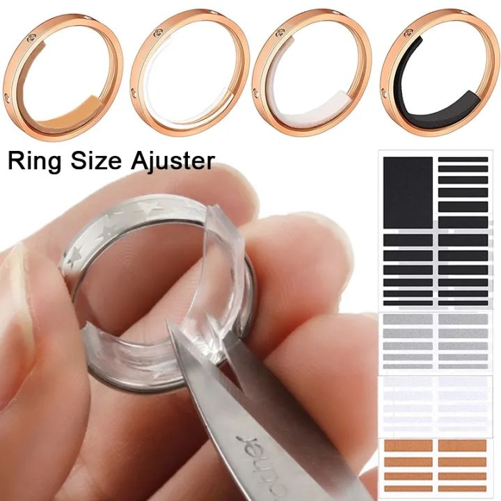 Jewelry Tools Spiral Based Ring Size Adjuster 4pcs/set Ring Adjuster  Invisible Transparent Tightener Resizing Tool Jewelry Guard | SHEIN